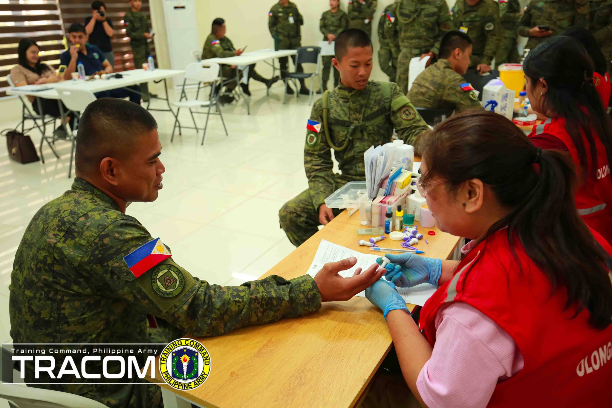 𝗧𝗥𝗔𝗖𝗢𝗠 𝗝𝗼𝗶𝗻𝘀 𝗦𝗶𝗺𝘂𝗹𝘁𝗮𝗻𝗲𝗼𝘂𝘀 𝗕𝗹𝗼𝗼𝗱 𝗗𝗼𝗻𝗮𝘁𝗶𝗼𝗻 𝗔𝗰𝘁𝗶𝘃𝗶𝘁𝘆 𝗶𝗻 𝗰𝗼𝗻𝗻𝗲𝗰𝘁𝗶𝗼𝗻 𝘄𝗶𝘁𝗵 𝘁𝗵𝗲 𝟭𝟮𝟵𝘁𝗵 𝗣𝗵𝗶𝗹𝗶𝗽𝗽𝗶𝗻𝗲 𝗔𝗿𝗺𝘆 𝗙𝗼𝘂𝗻𝗱𝗶𝗻𝗴 𝗔𝗻𝗻𝗶𝘃𝗲𝗿𝘀𝗮𝗿𝘆