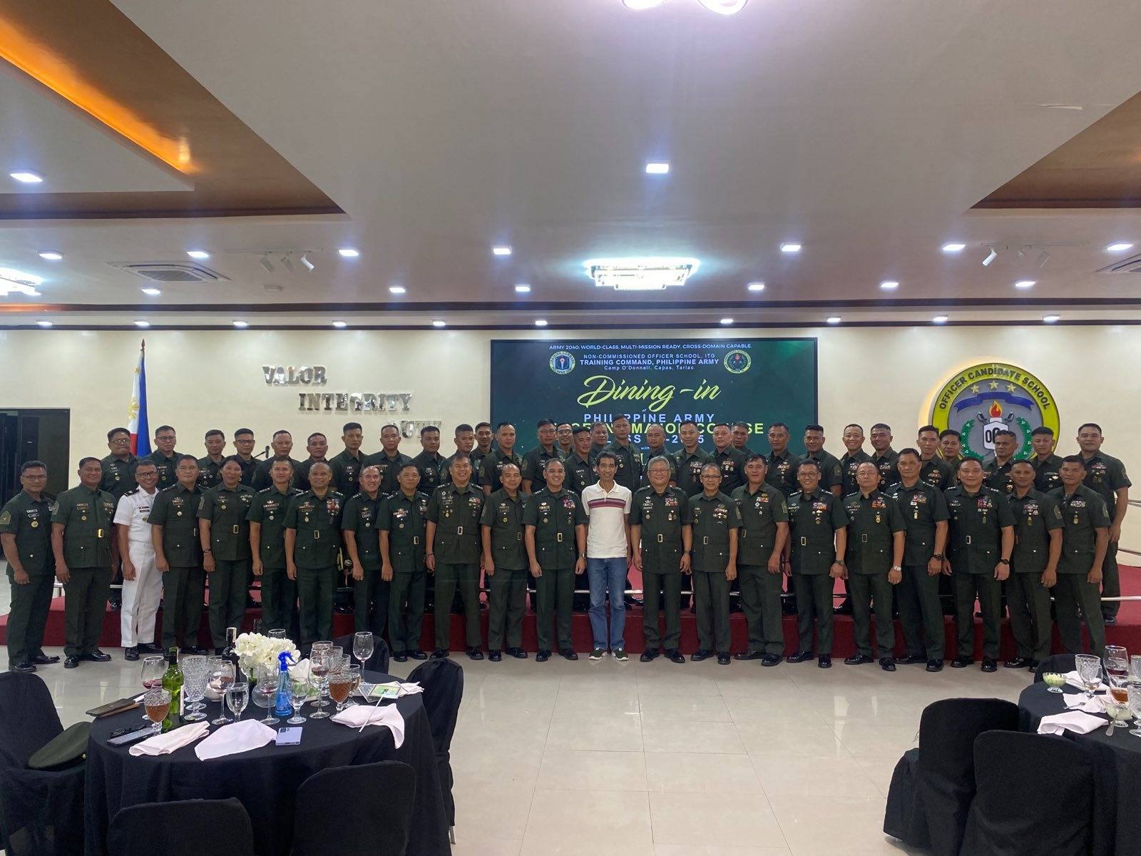 Dining-in with the Commander of PA SMC CL 16-2025